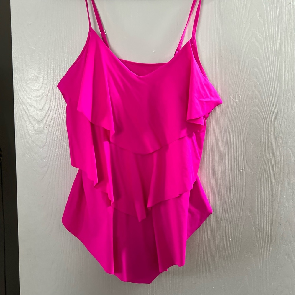 Hot pink one piece